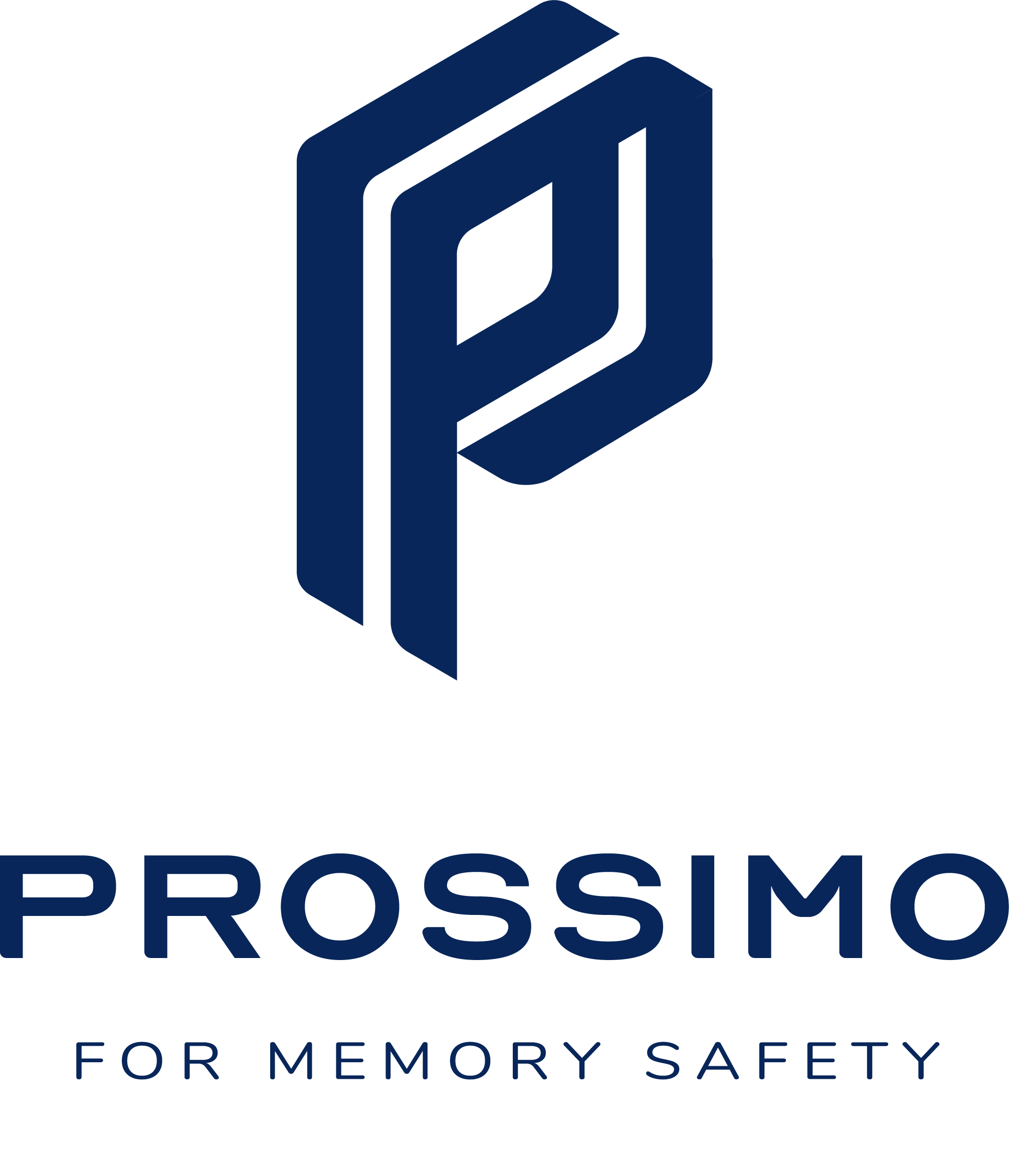 Prossimo Tagged Stacked Blue logo